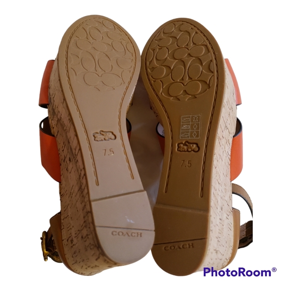 Coach Wedges Sandals Platform - Picture 5 of 7